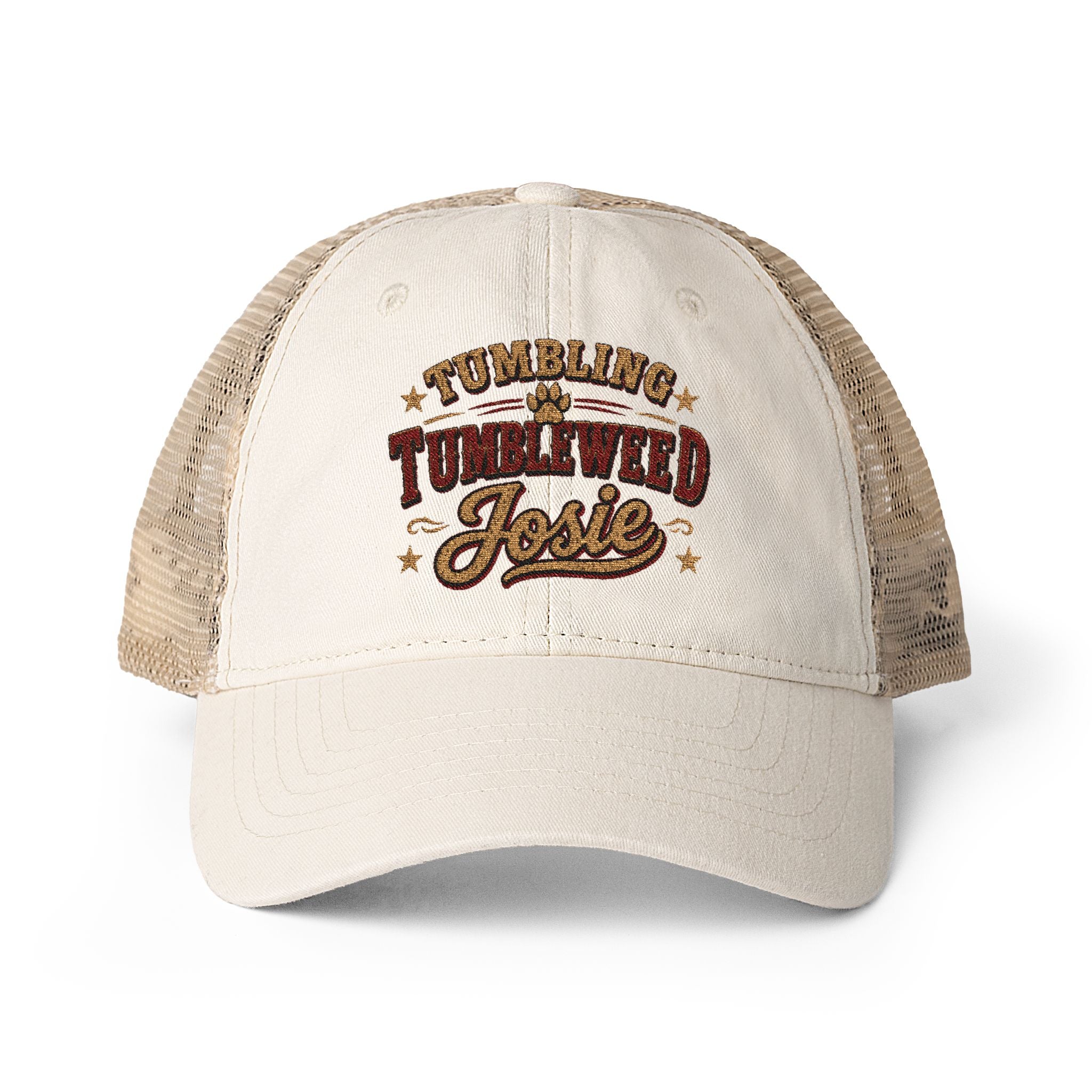 Tumbling Tumbleweed Josie | Washed Mesh-Back Cap