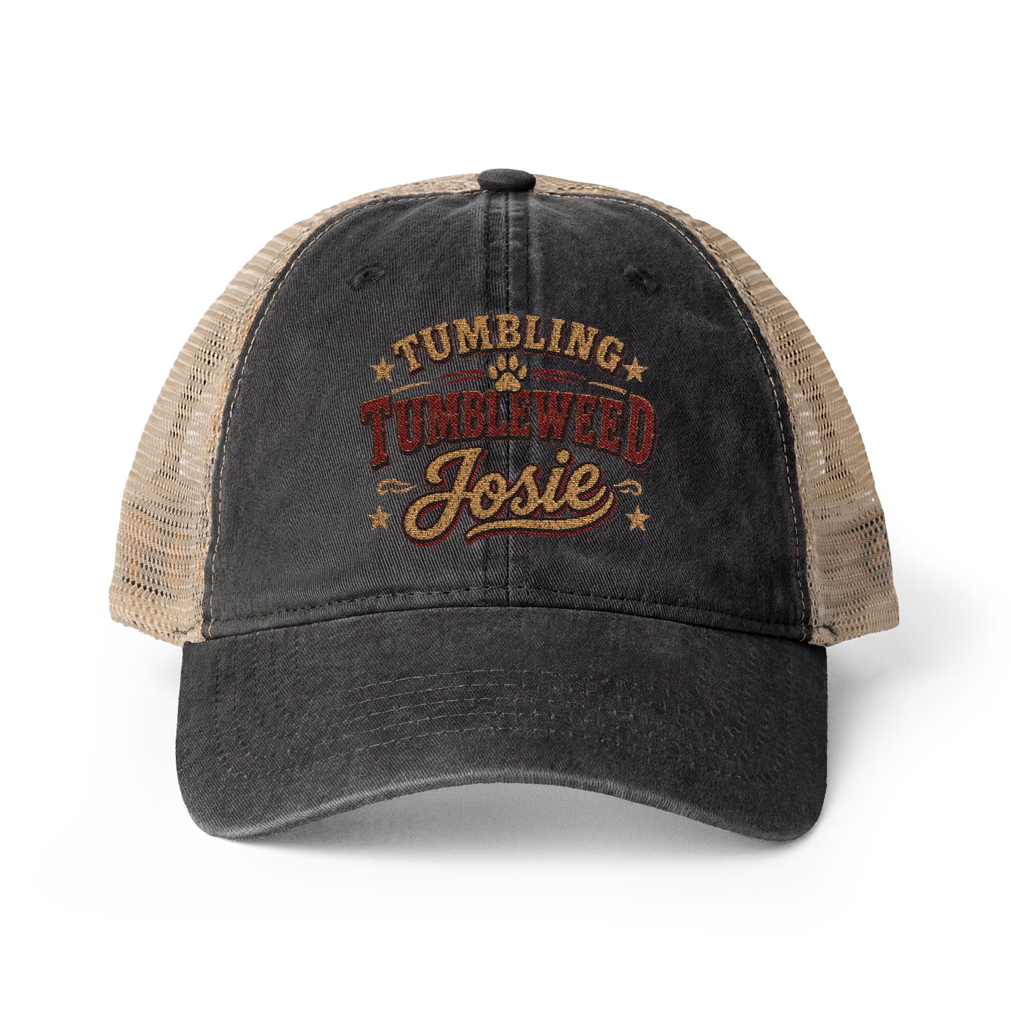 Tumbling Tumbleweed Josie | Washed Mesh-Back Cap