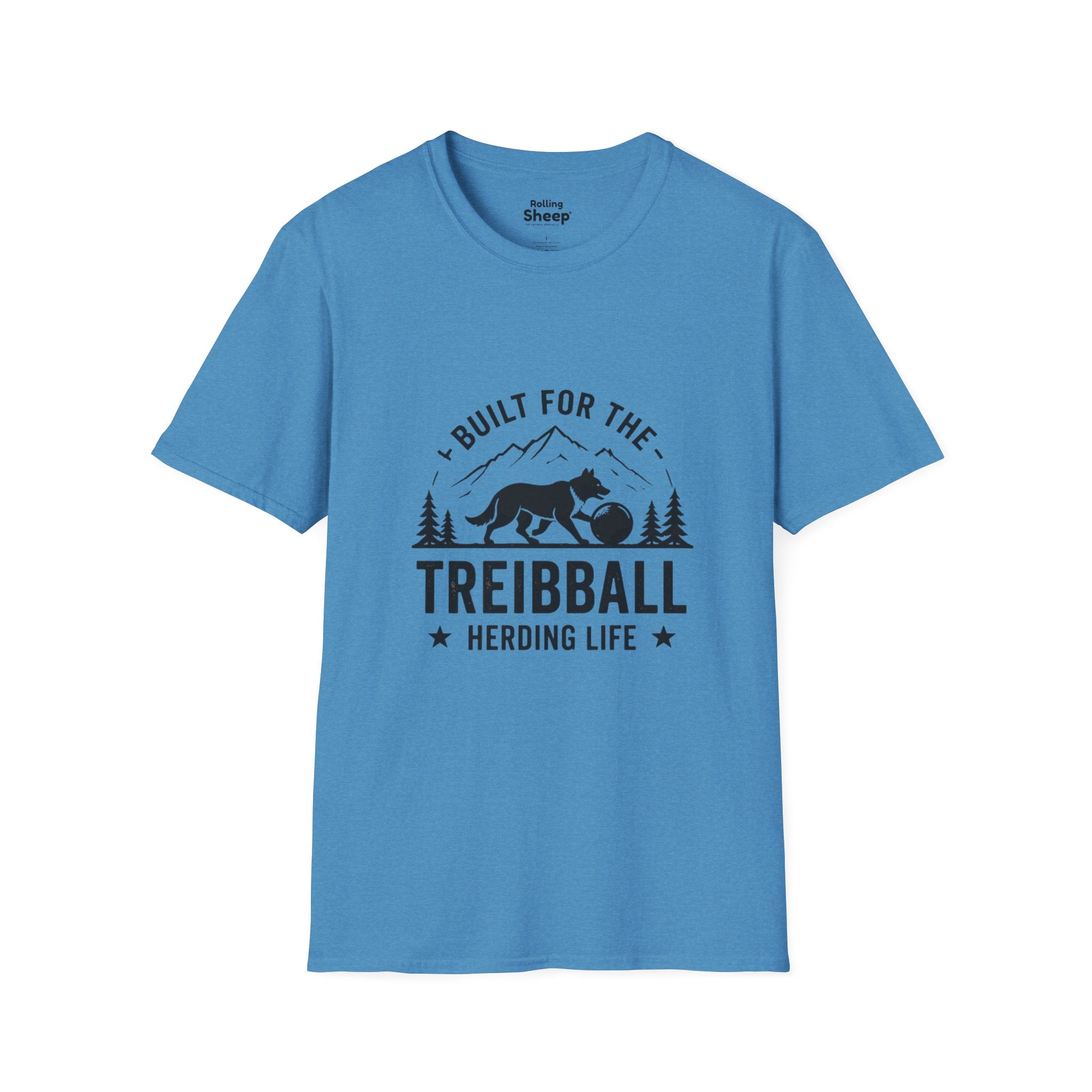 Treibball Herding Life T-Shirt | Dog Sport Mountain Design