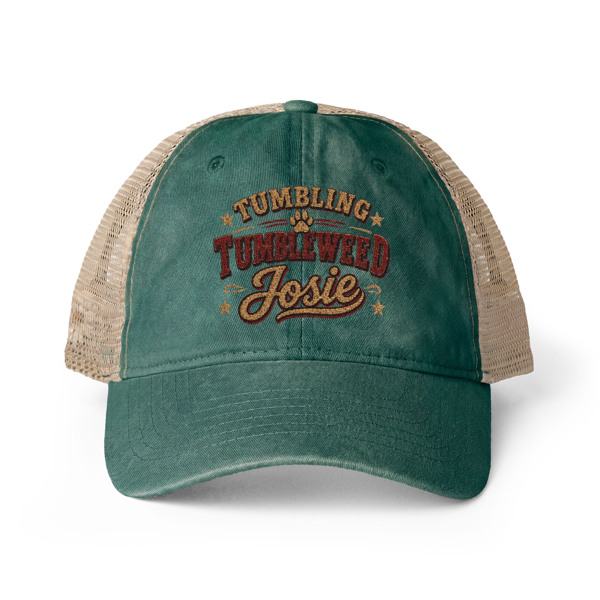Tumbling Tumbleweed Josie | Washed Mesh-Back Cap