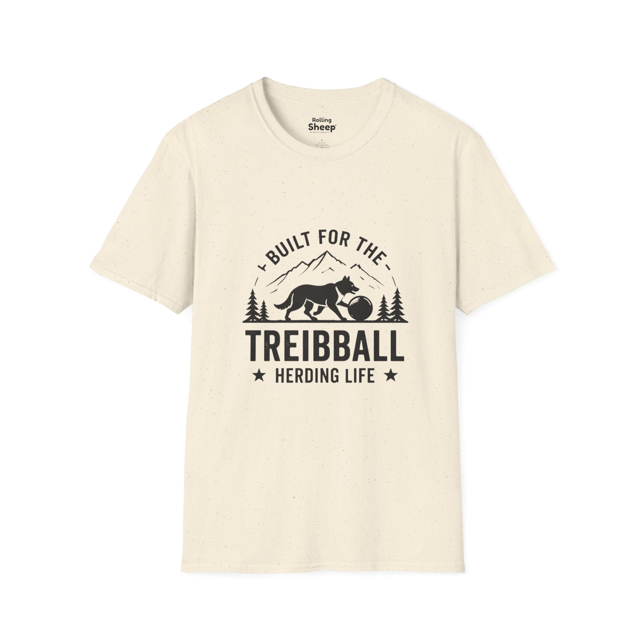 Treibball Herding Life T-Shirt | Dog Sport Mountain Design