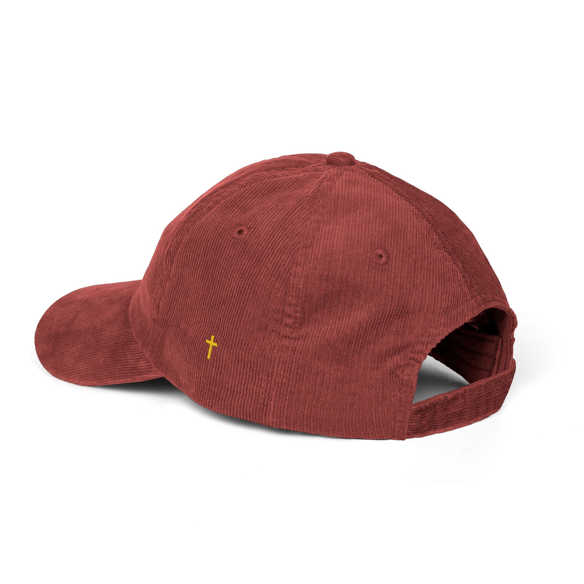 Victoriousy His Embroidered Vintage Corduroy Cap