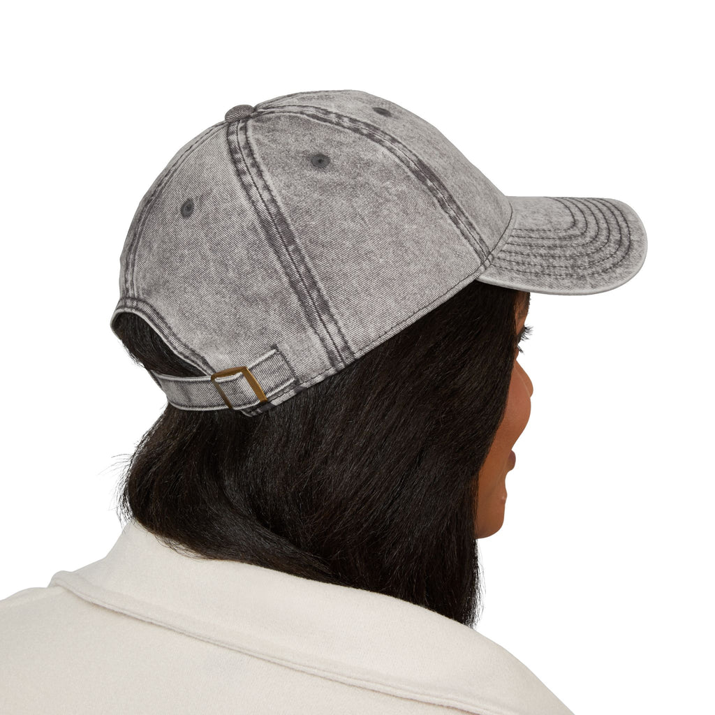 Dog Mom Embroidered Vintage Cap — Washed Pink Baseball Hat for Pet Lovers