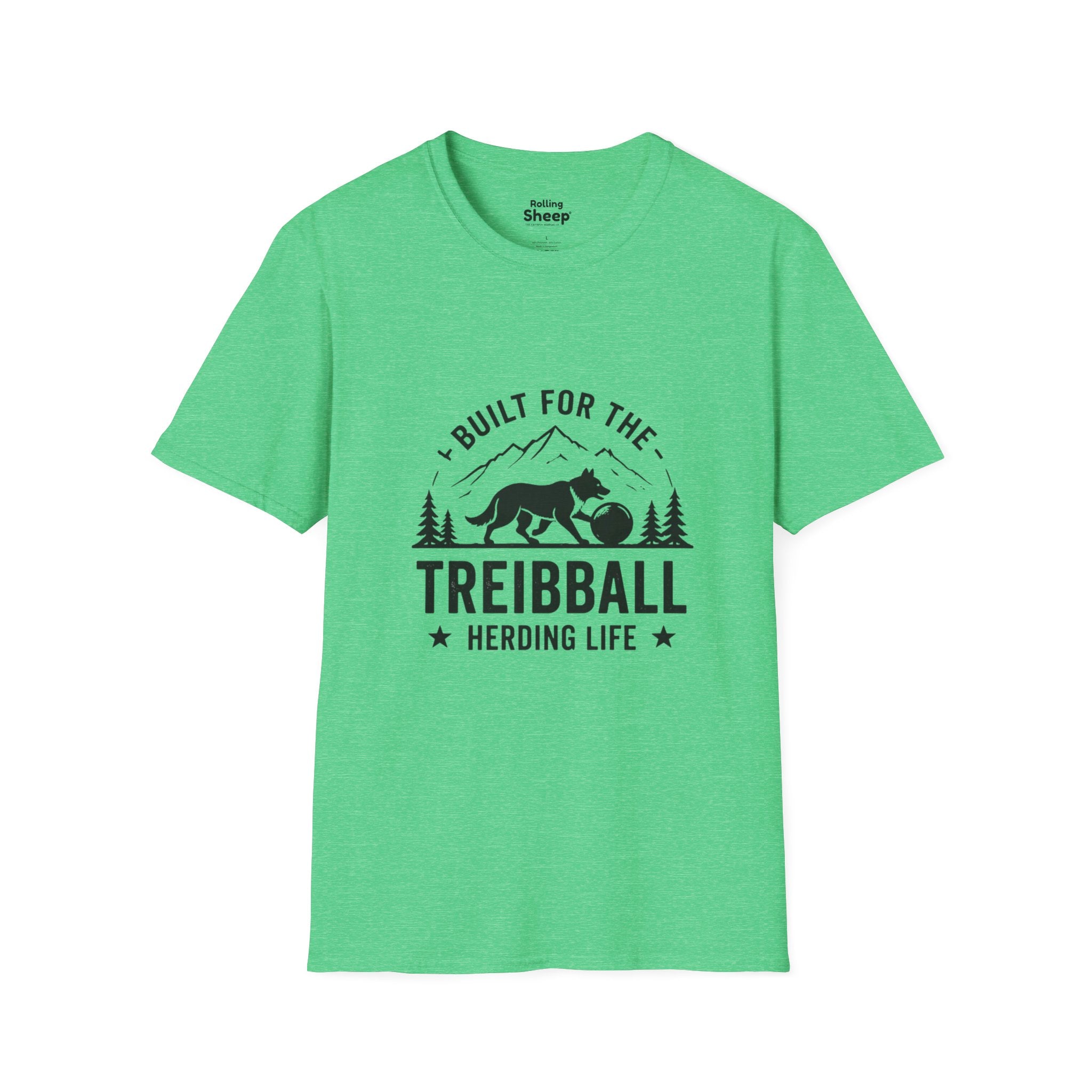 Treibball Herding Life T-Shirt | Dog Sport Mountain Design