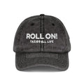 Vintage Embroidered Hat — “ROLL ON! TREIBBALL LIFE”