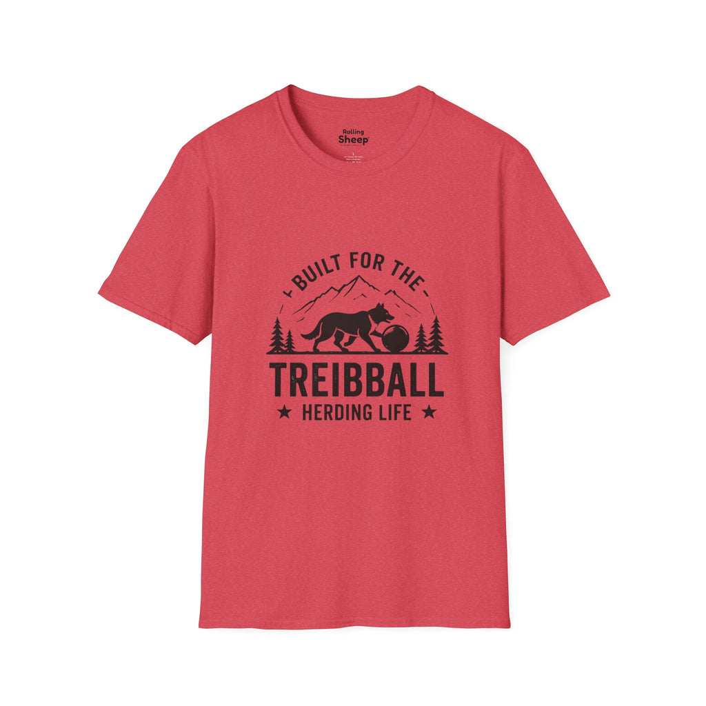 Treibball Herding Life T-Shirt | Dog Sport Mountain Design