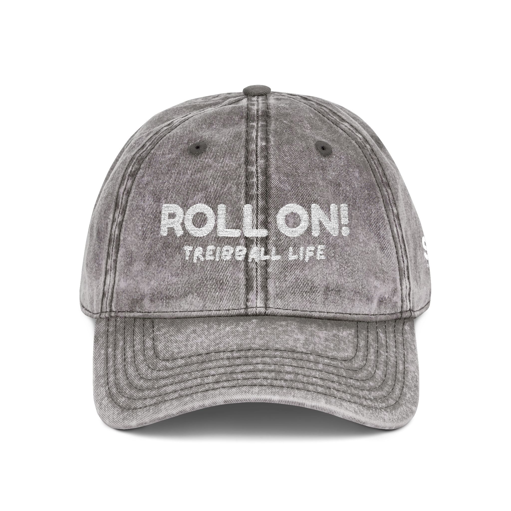 Vintage Embroidered Hat — “ROLL ON! TREIBBALL LIFE”
