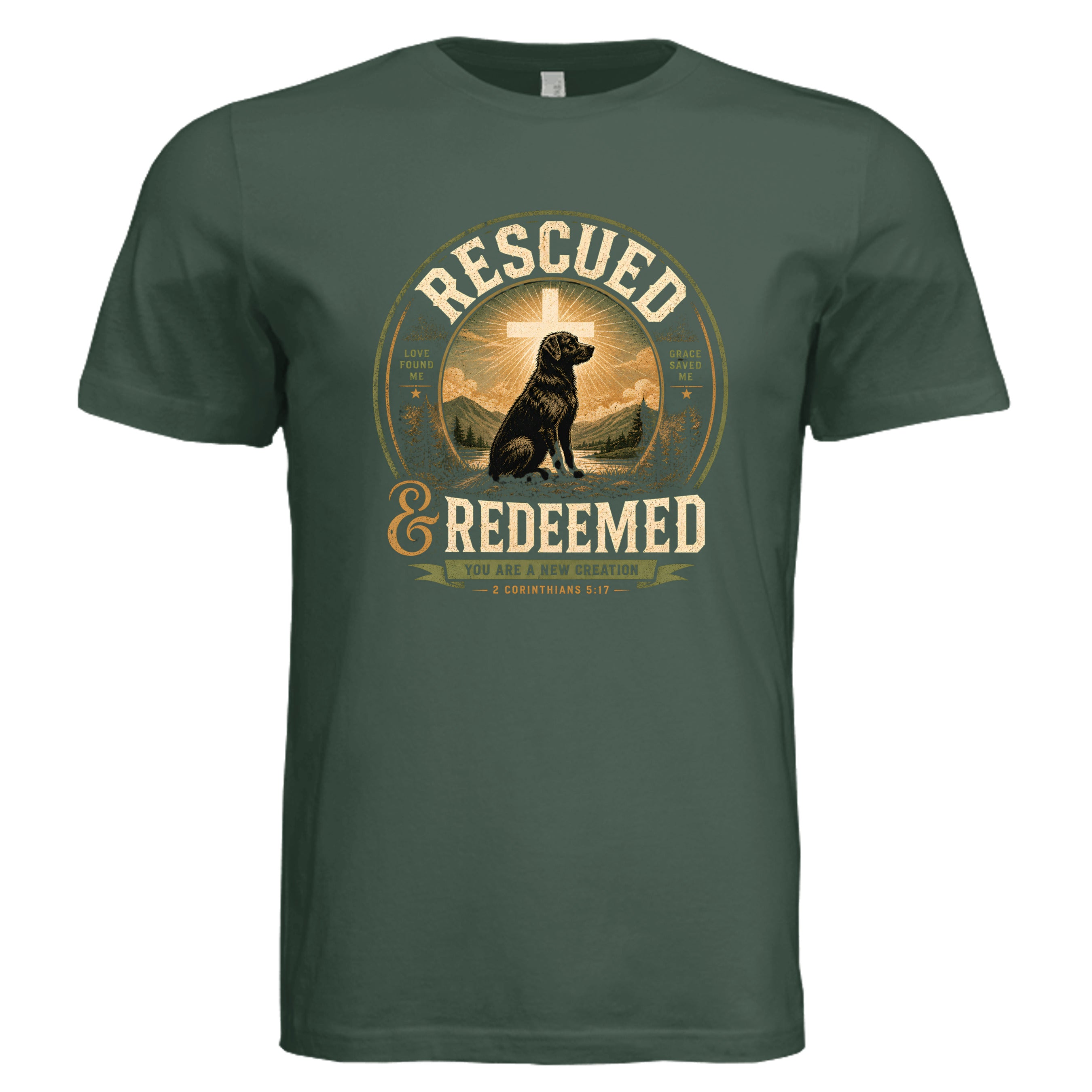 Solid Forest Triblend - 3413C - FRONT
